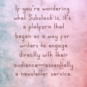 if youre wondering what substack is its a platform that